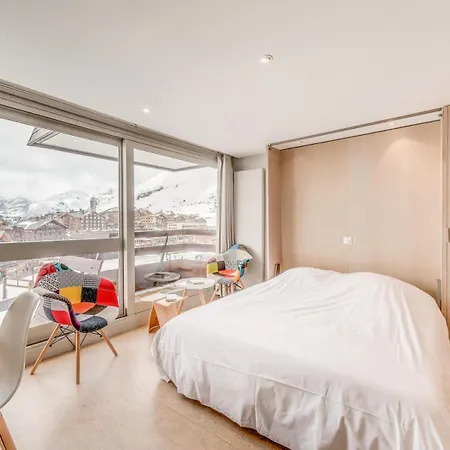 Palafour - Completement Renove En 2018, Elegant 2 Pieces Confort Moderne - Balcon - Vue Grande Sassiere Mae-3390 Aparthotel